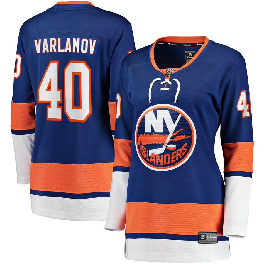 Women's New York Islanders Semyon Varlamov Fanatics Branded Royal Home Breakaway Jersey - Jersey