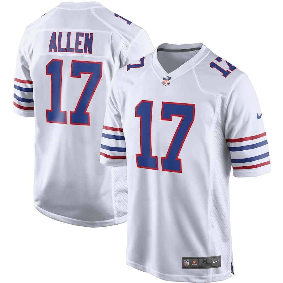 Youth Buffalo Bills Josh Allen Nike White Game Jersey - Jersey