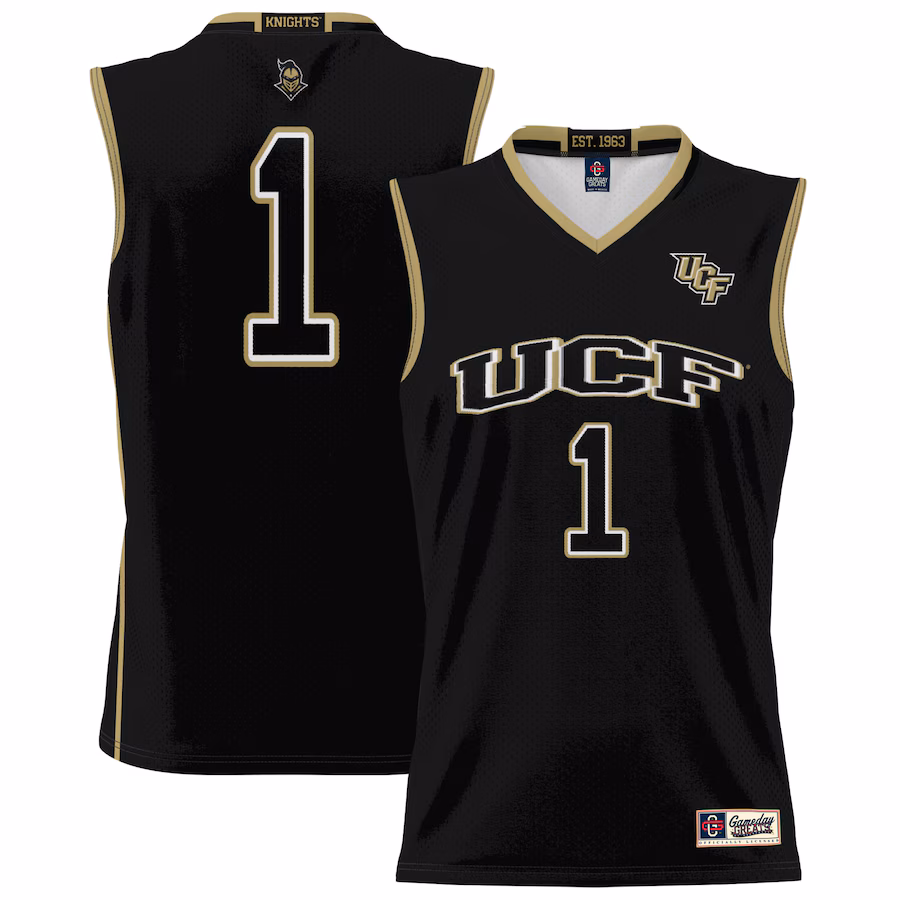 Unisex GameDay Greats #1 Black UCF Knights Lightweight Basketball Jersey - Jersey