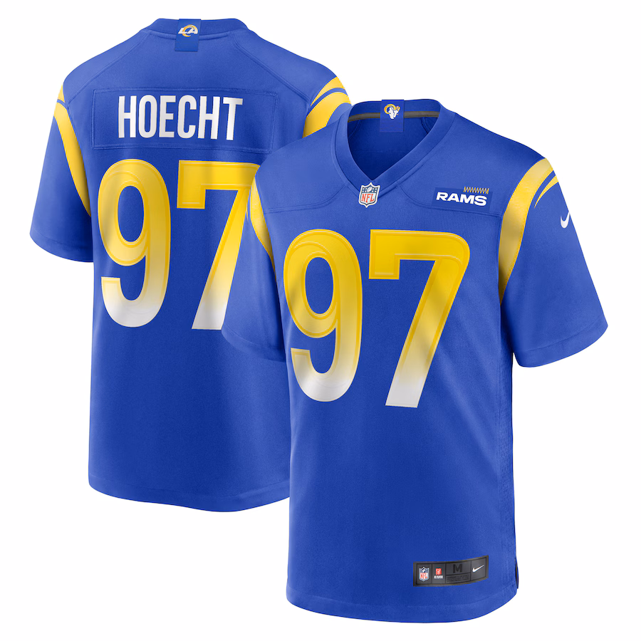 Men's Los Angeles Rams Michael Hoecht Nike Royal Game Player Jersey - Jersey