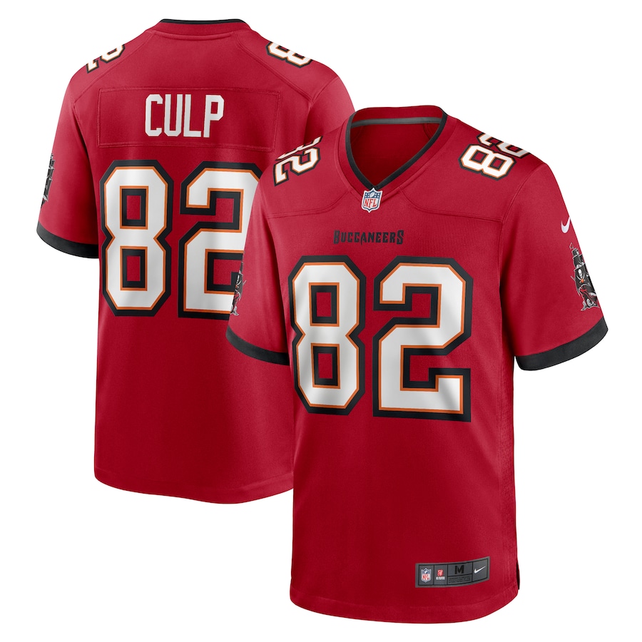 Men's Tampa Bay Buccaneers Devin Culp Nike Red Game Jersey - Jersey