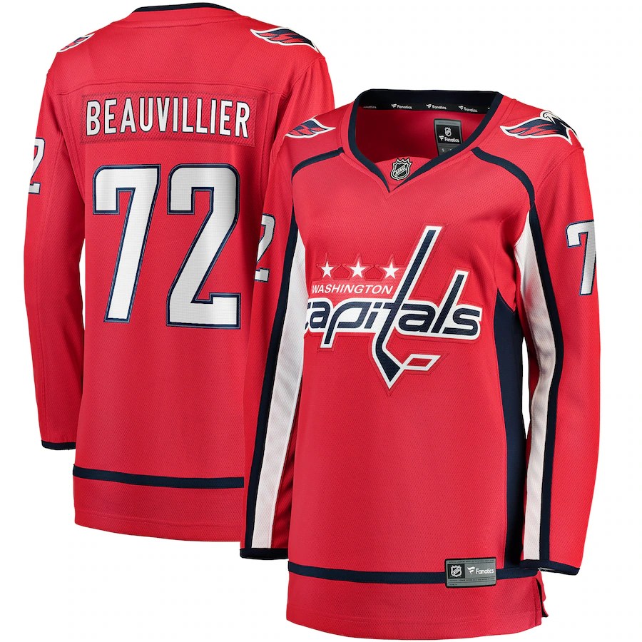 Women's Washington Capitals Anthony Beauvillier Fanatics Red Home Breakaway Player Jersey - Jersey