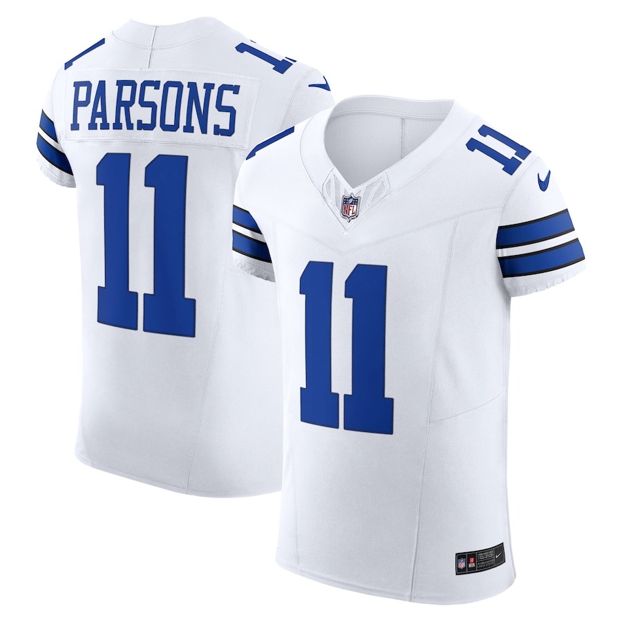 Men's Dallas Cowboys Micah Parsons Nike White Vapor F.U.S.E. Elite Jersey - Jersey