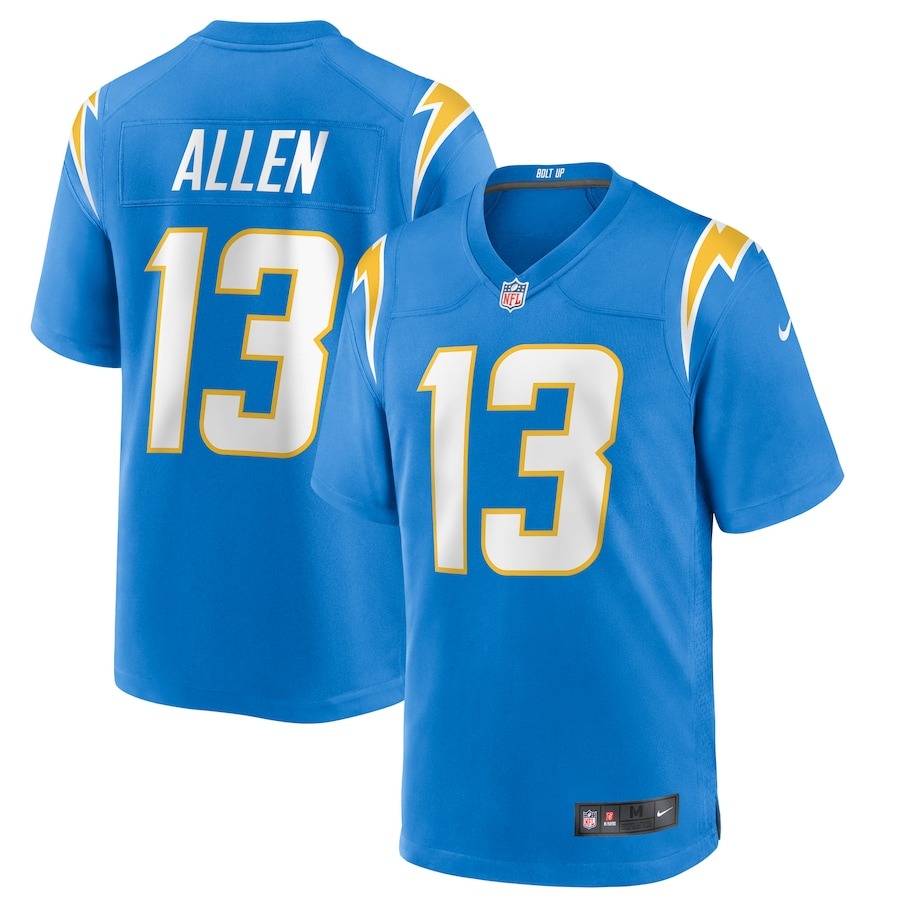 Men's Los Angeles Chargers Keenan Allen Nike Powder Blue Game Jersey - Jersey