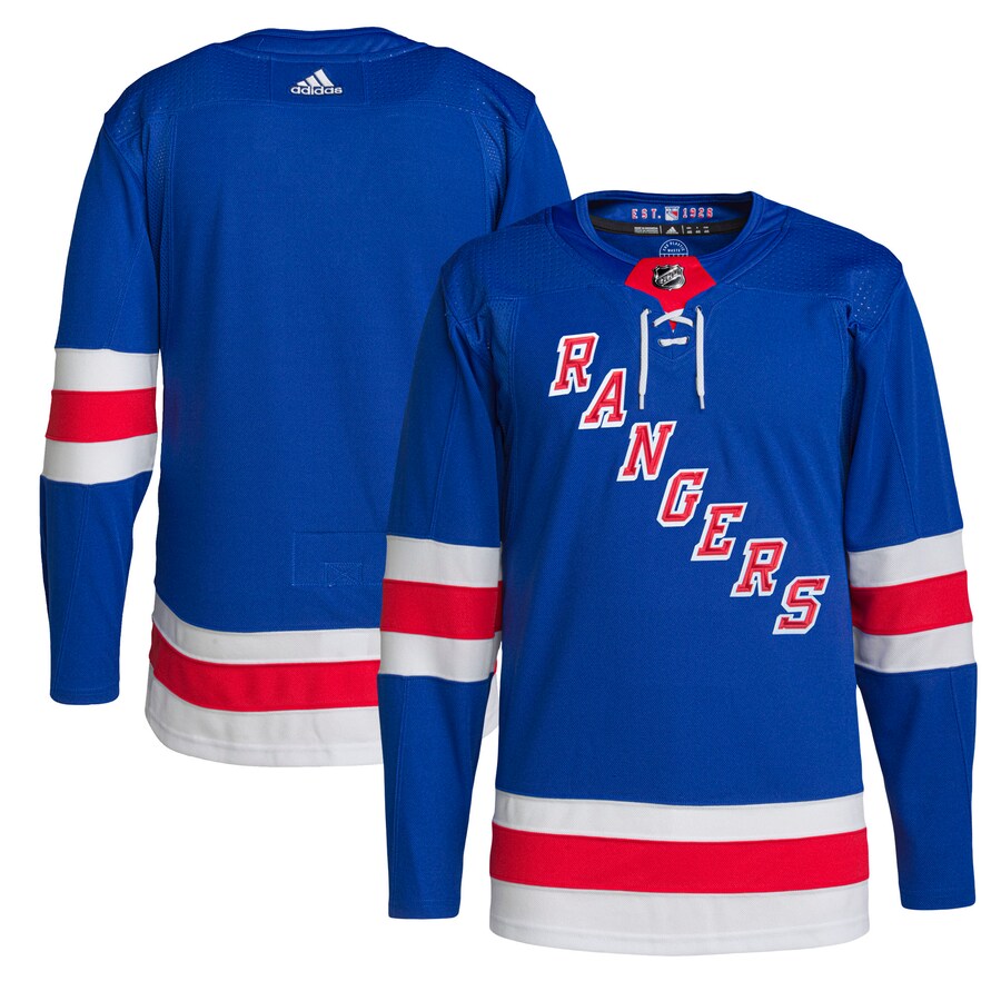 Men's New York Rangers adidas Royal Home Primegreen Authentic Pro Jersey - Jersey