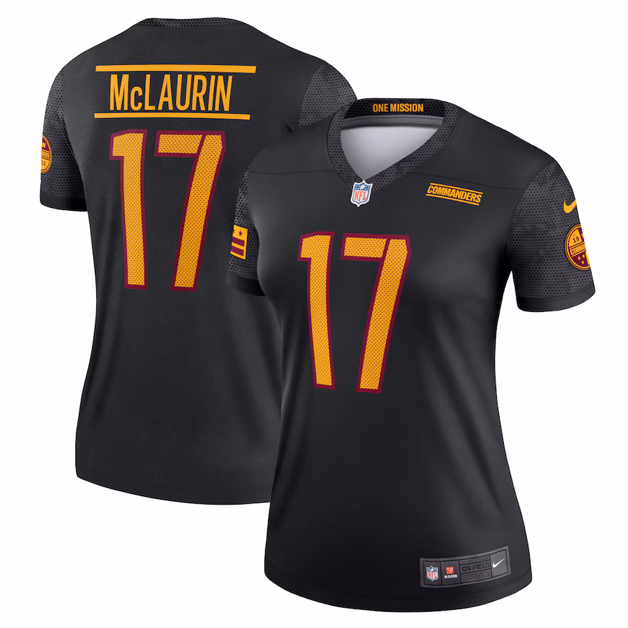Women's Washington Commanders Terry McLaurin Nike Black Legend Jersey - Jersey