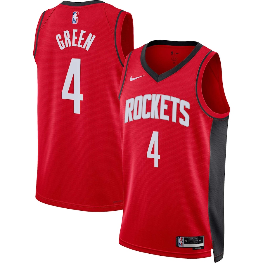 Unisex Houston Rockets Jalen Green Nike Red Swingman Jersey - Icon Edition - Jersey