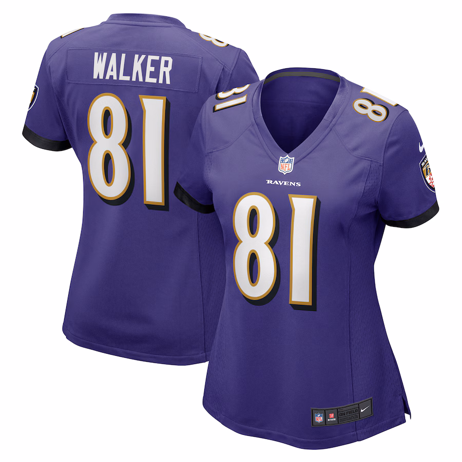 Women's Baltimore Ravens Devontez Walker Nike Purple Game Jersey - Jersey