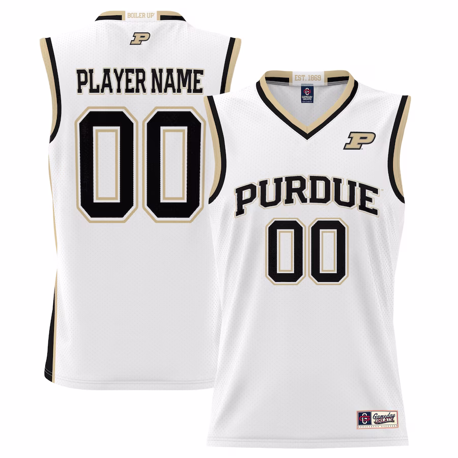 Purdue Boilermakers GameDay Greats Men's NIL Pick-A-Player Lightweight Basketball Jersey - White - Jersey