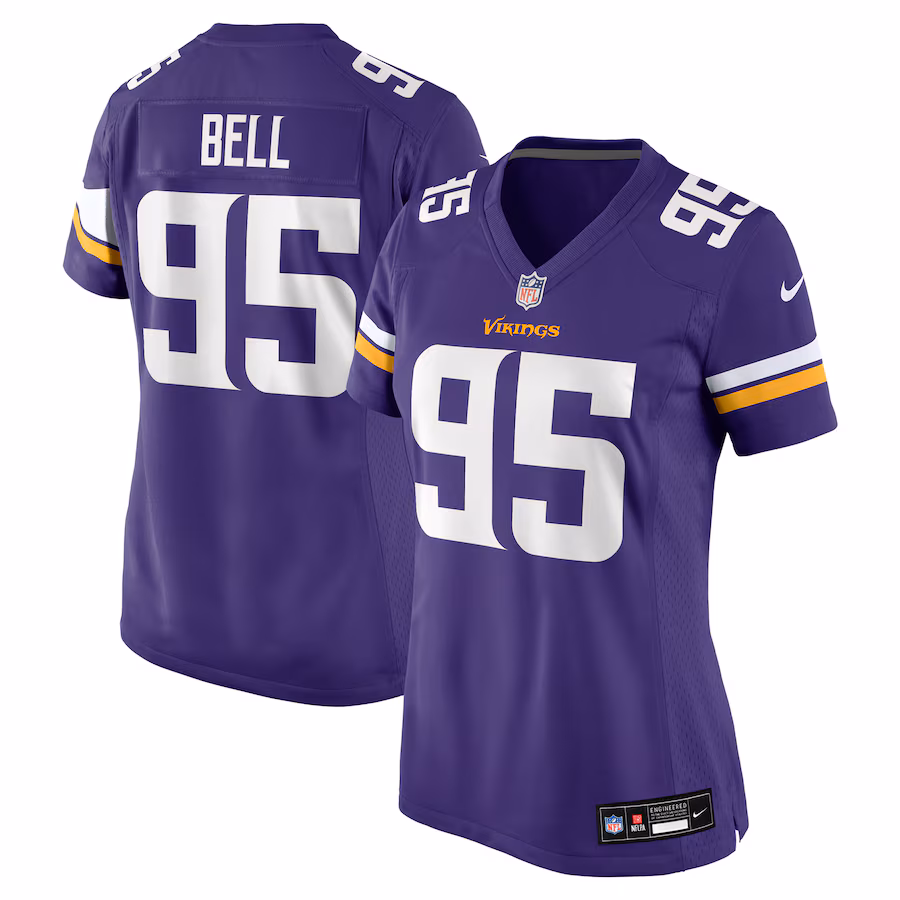Women's Minnesota Vikings Travis Bell Nike Purple Game Jersey - Jersey