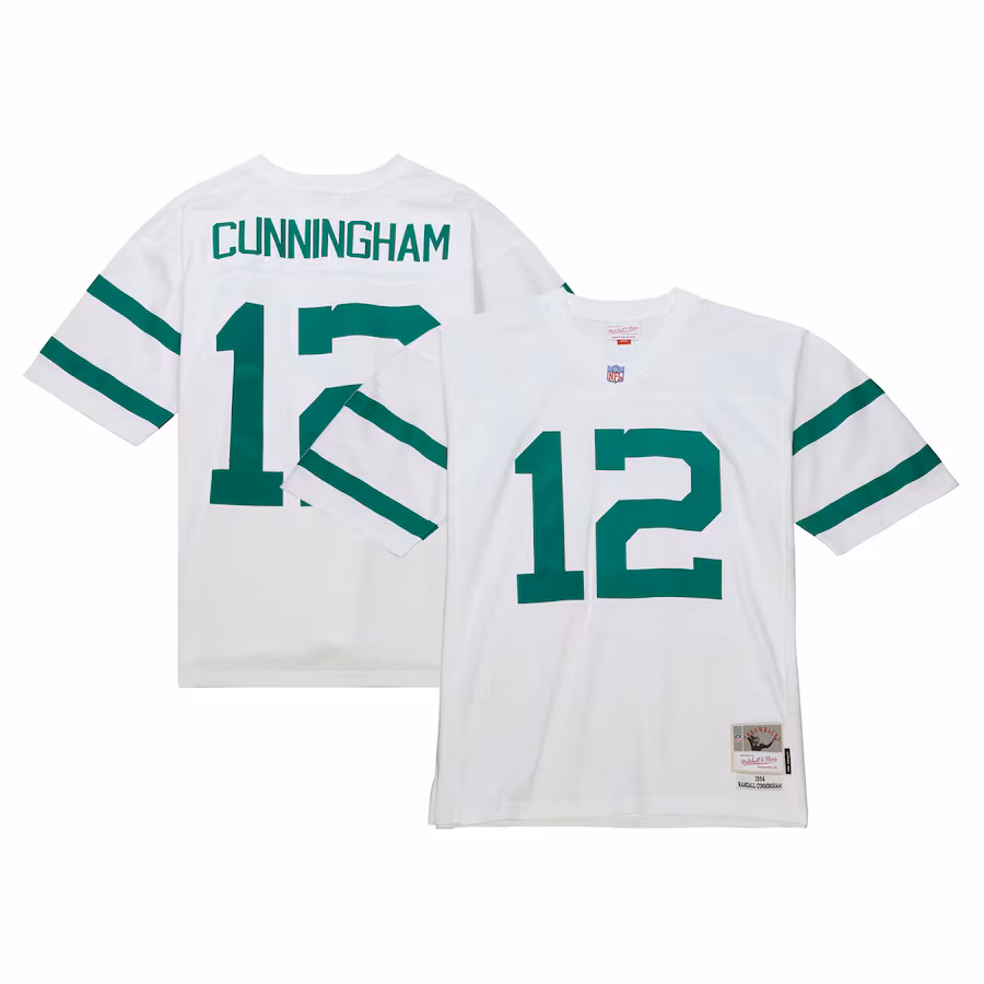 Men's Philadelphia Eagles Randall Cunningham Mitchell & Ness White Legacy Replica Jersey - Jersey