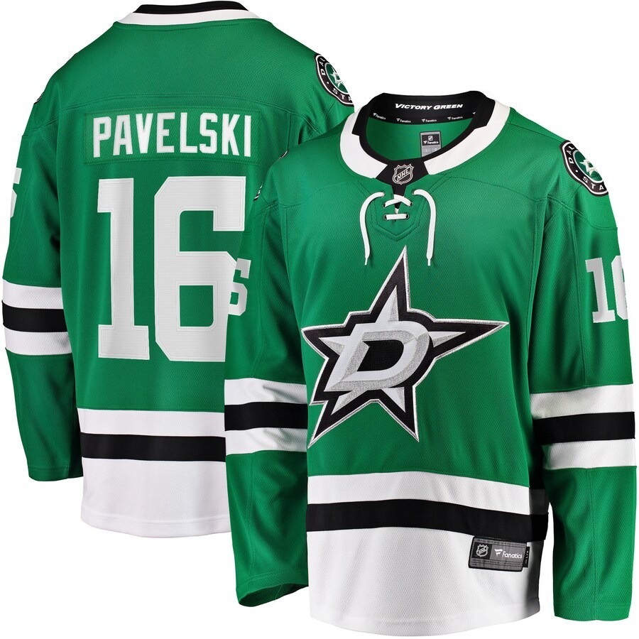 Men's Dallas Stars Joe Pavelski Fanatics Branded Kelly Green Breakaway Home Player Jersey - Jersey