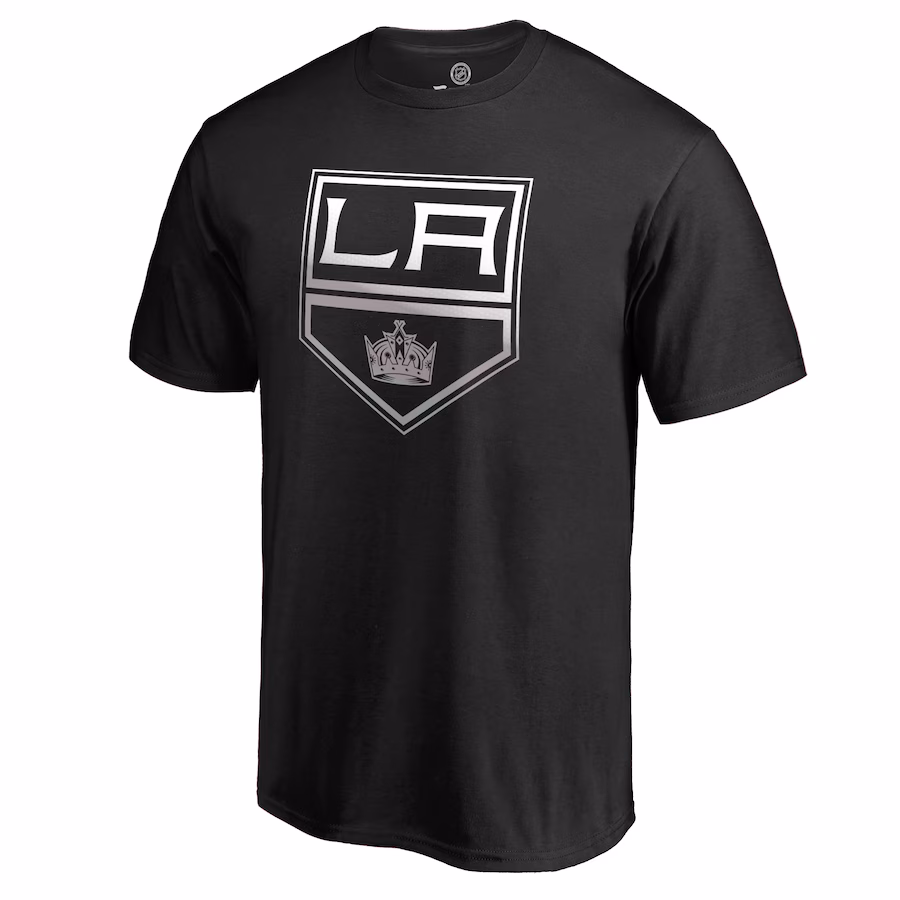 Men's Los Angeles Kings Black Gradient Logo T-Shirt - Jersey