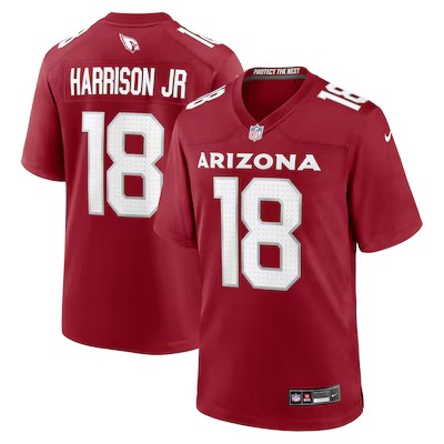 Men's Arizona Cardinals Marvin Harrison Jr. Nike Cardinal Player Game Jersey - Jersey