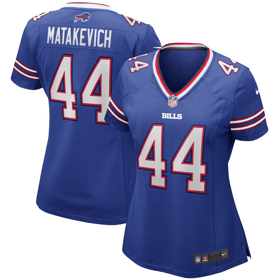 Women's Buffalo Bills Tyler Matakevich Nike Royal Player Game Jersey - Jersey