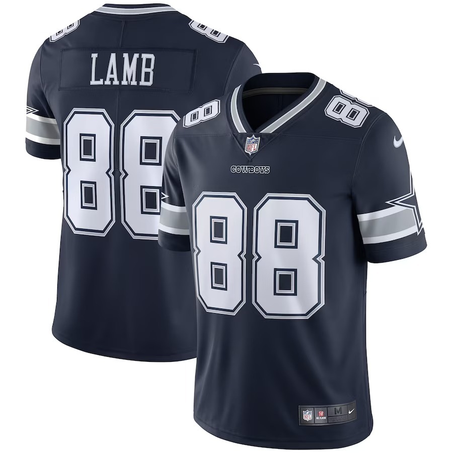 Men's Dallas Cowboys CeeDee Lamb Nike Navy Vapor Limited Jersey - Jersey