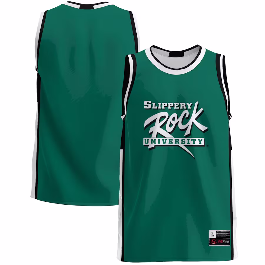 Slippery Rock Pride GameDay Greats  Lightweight Basketball Jersey - Green - Jersey