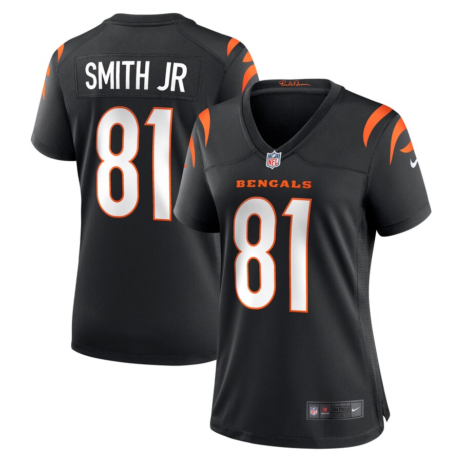Women's Cincinnati Bengals Irv Smith Jr. Nike Black Game Jersey - Jersey