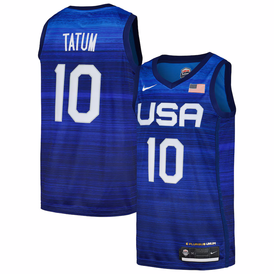 Men's Team USA Jayson Tatum Nike Navy Swingman Player Jersey - Jersey