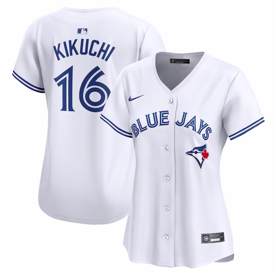 Women's Toronto Blue Jays Yusei Kikuchi Nike White Home Limited Player Jersey - Jersey