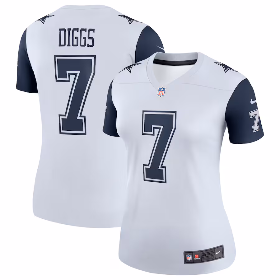 Women's Dallas Cowboys Trevon Diggs Nike White Alternate Legend Jersey - Jersey