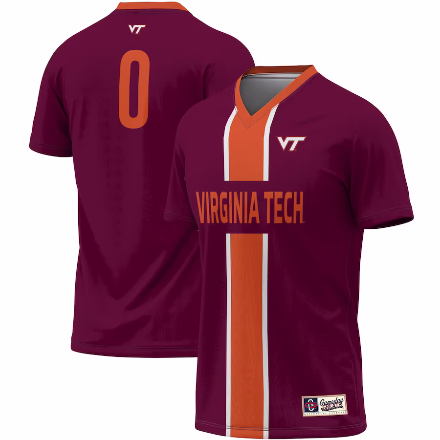 #1 Virginia Tech Hokies ProSphere Unisex Lightweight Soccer Jersey - Maroon - Jersey