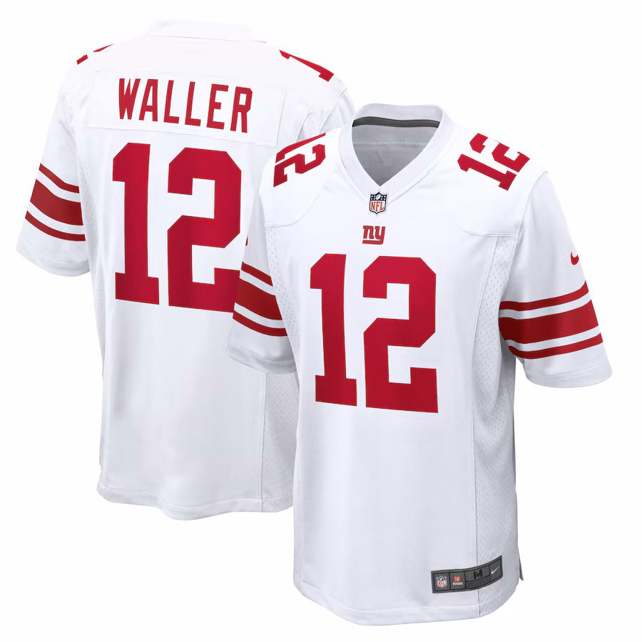 Men's New York Giants Darren Waller Nike White Away Game Jersey - Jersey