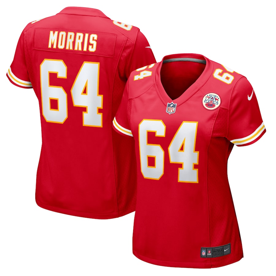 Women's Kansas City Chiefs Wanya Morris Nike Red Game Jersey - Jersey