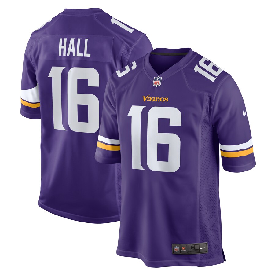 Men's Minnesota Vikings Jaren Hall Nike  Purple  Game Jersey - Jersey