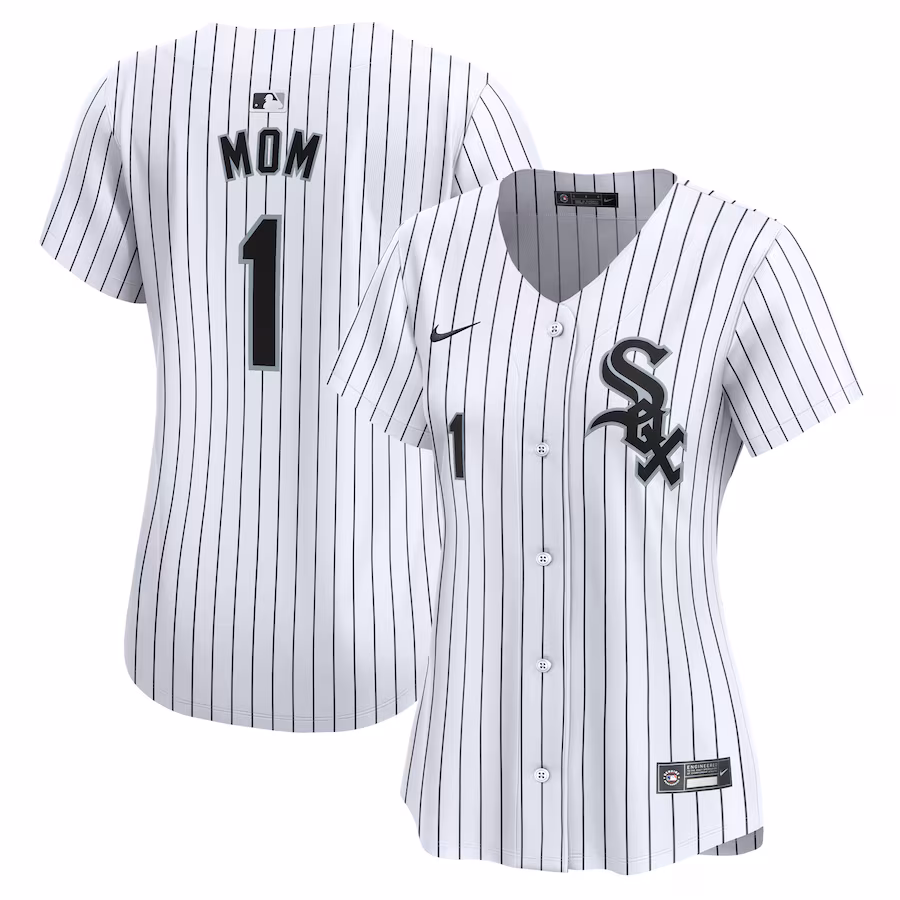 Women's Chicago White Sox Nike White #1 Mom Home Limited Jersey - Jersey