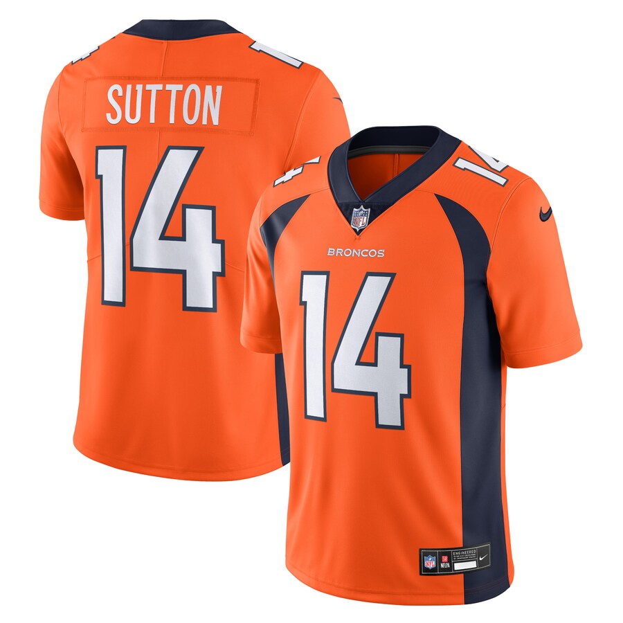 Men's Denver Broncos Courtland Sutton Nike Orange  Vapor Untouchable Limited Jersey - Jersey