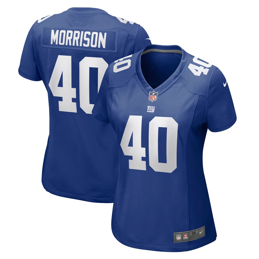 Women's New York Giants Joe Morrison Nike Royal Retired Player Jersey - Jersey