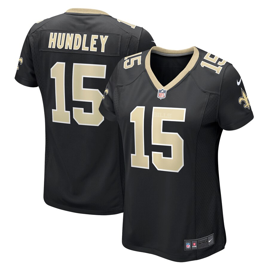 Women's New Orleans Saints Brett Hundley Nike Black Game Player Jersey - Jersey