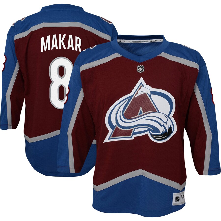 Youth Colorado Avalanche Cale Makar Burgundy Home Replica Player Jersey - Jersey