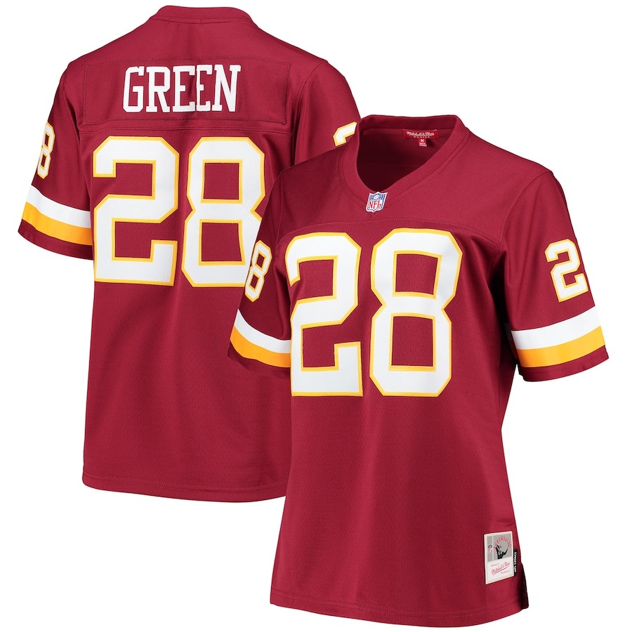 Women's Washington Football Team Darrell Green Mitchell & Ness Burgundy Legacy Replica Player Jersey - Jersey