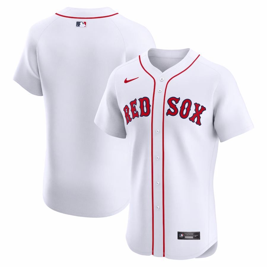 Men's Boston Red Sox Nike White Home Elite Jersey - Jersey
