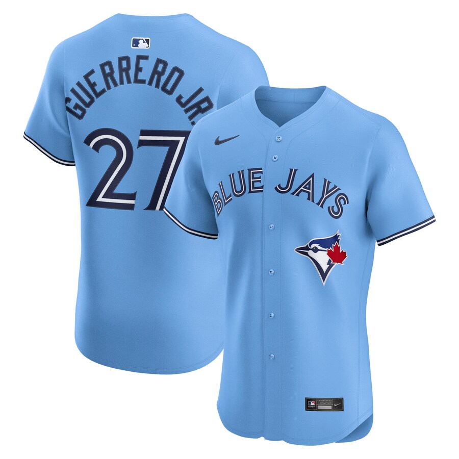 Men's Toronto Blue Jays Vladimir Guerrero Jr. Nike Powder Blue Alternate 2 Elite Jersey - Jersey