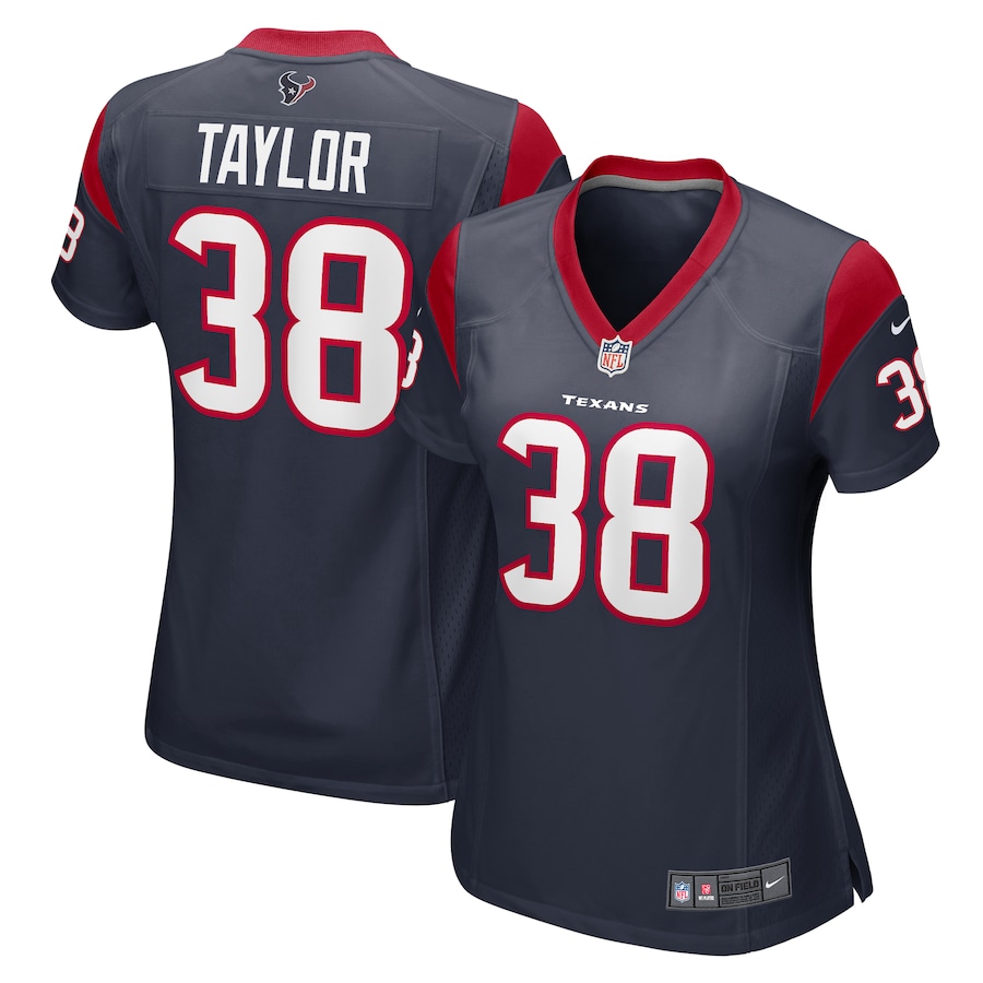 Women's Houston Texans J.J. Taylor Nike  Navy Team Game Jersey - Jersey