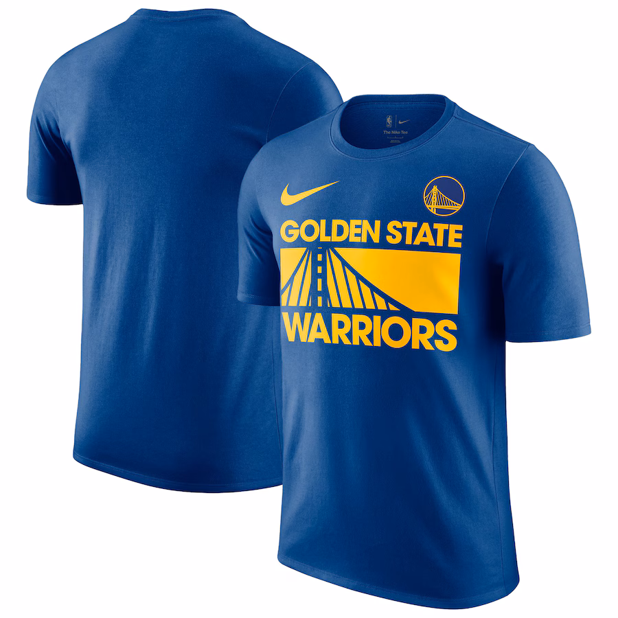 Men's Golden State Warriors Nike Blue Courtside This Is Our Year T-Shirt - Jersey