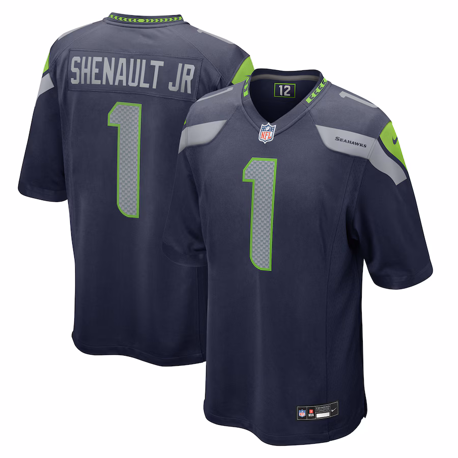 Men's Seattle Seahawks Laviska Shenault Jr. Nike College Navy Game Jersey - Jersey