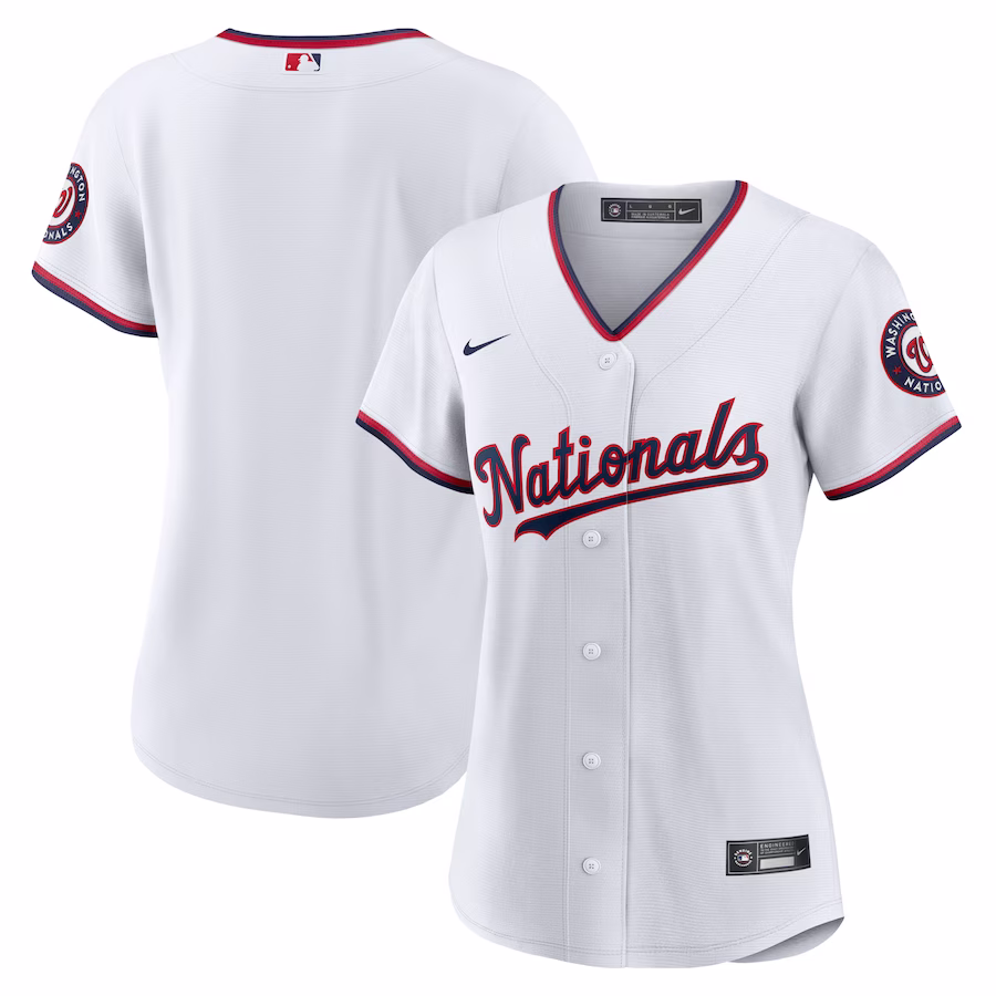 Women's Washington Nationals Nike White Alternate Replica Team Jersey - Jersey