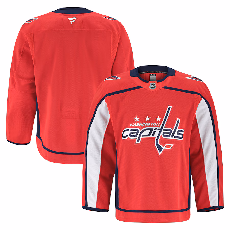 Men's Washington Capitals Fanatics Red Home Authentic Pro Jersey - Jersey