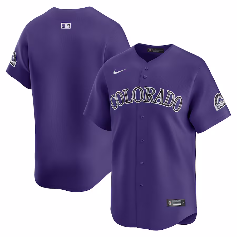 Men's Colorado Rockies  Nike Purple  Alternate Limited Jersey - Jersey
