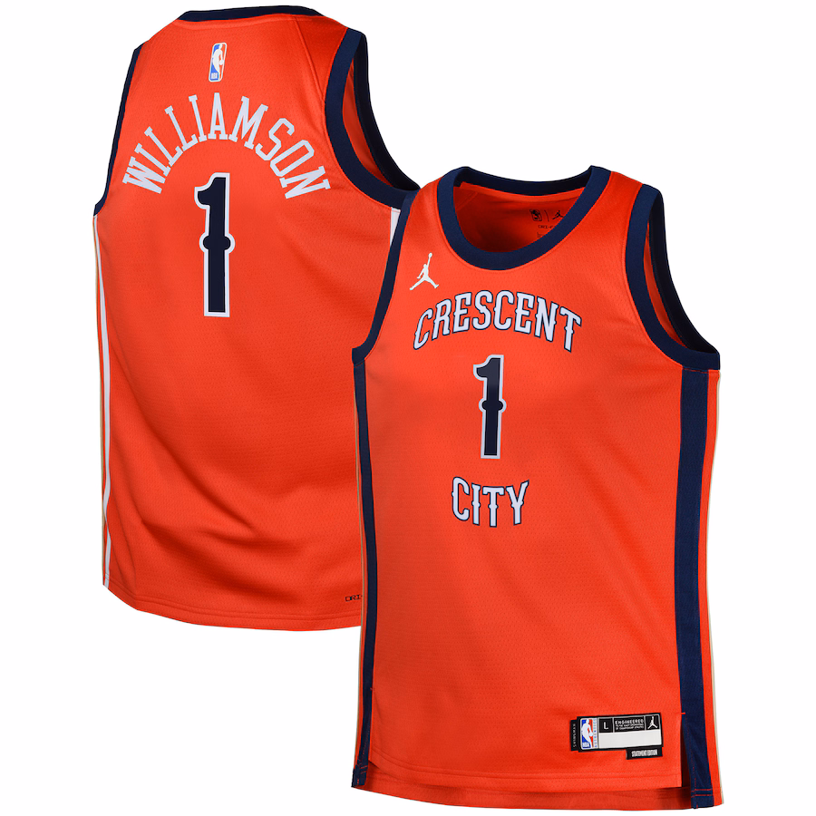 Swingman Jersey New Orleans Pelicans Zion Williamson Jordan Brand Red Statement - Jersey