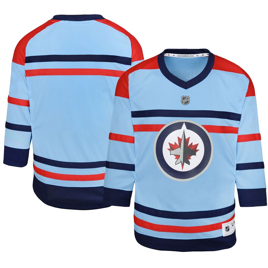 Youth Winnipeg Jets  Light Blue Anniversary Replica Jersey - Jersey