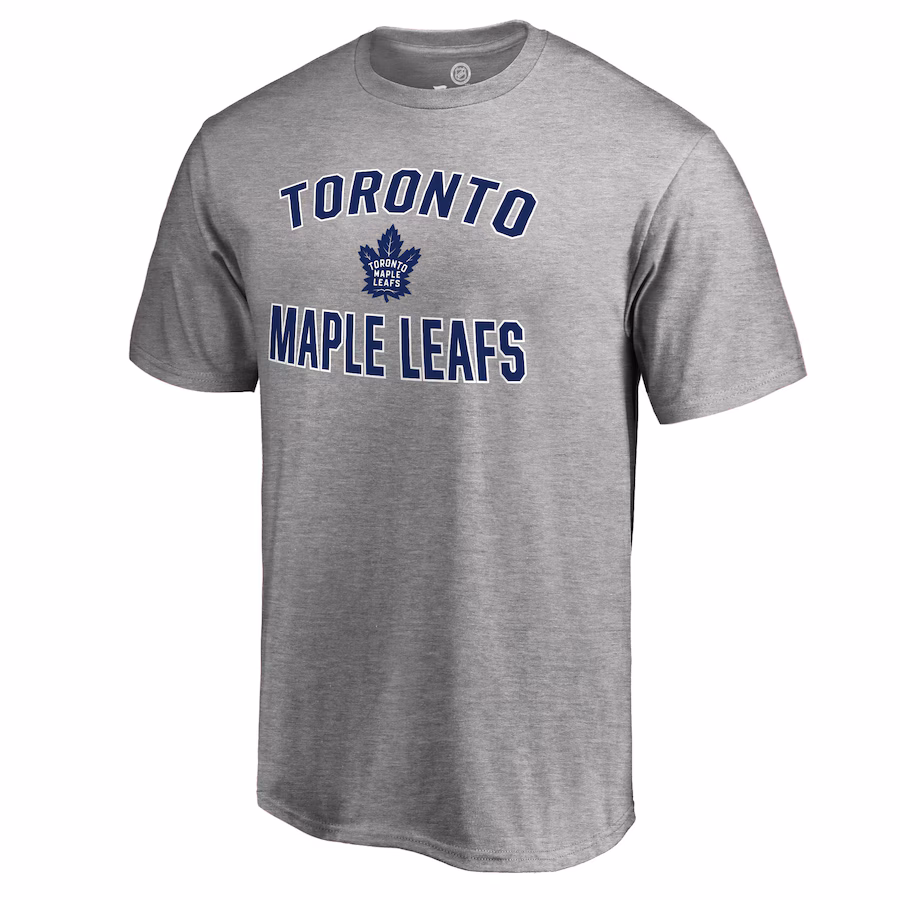 Men's Toronto Maple Leafs Ash Victory Arch T-Shirt - Jersey