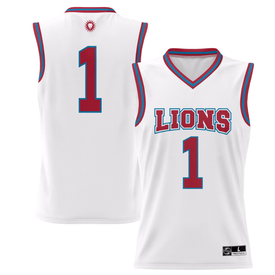 #1 Loyola Marymount Lions GameDay Greats Lightweight Basketball Jersey - White - Jersey