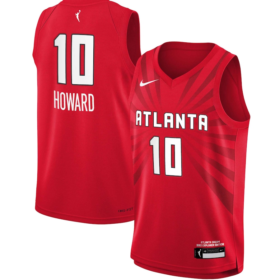Youth Atlanta Dream Rhyne Howard Nike Red 2021 Explorer Edition Victory Player Jersey - Jersey