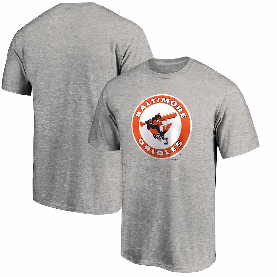 Men's Baltimore Orioles Ash Cooperstown Collection Forbes T-Shirt - Jersey