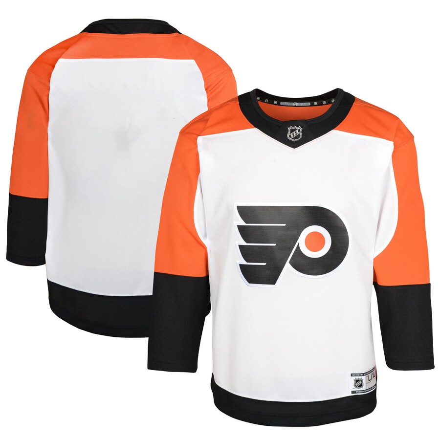Youth Philadelphia Flyers White Away Premier Jersey - Jersey